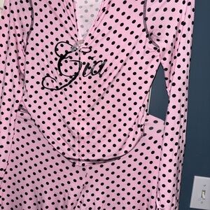 I.AM.GIA Pink and Black Polka Dot Set